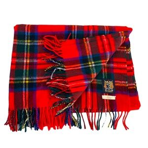 NWOT. Royal Stewart Lambswool Tartan blanket.
